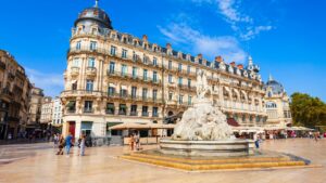 Vie étudiante à Montpellier, étudier à Montpellier place de la Comédie