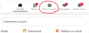 Trouver un job d'été sur LinkedIn tuto