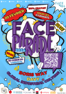 étudier à Nice l'affiche de la face parade